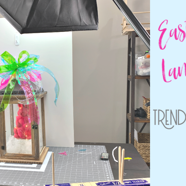 Easter Lantern with Jelly Ribbon Bow