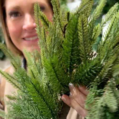 wreath with padded back, won't scratch your cabinets
