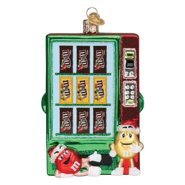 M & M's Vending Machine Old World Christmas Ornament 32607