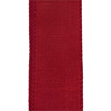1.5"X10Y Red Poly Linen Ribbon X314809-12