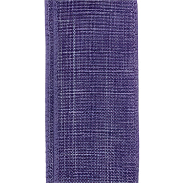 2.5"X10Y Lavender Poly Linen Ribbon X314840-30