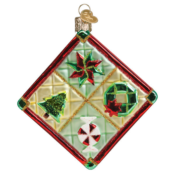 Christmas Quilt Ornament Old World Christmas 32550