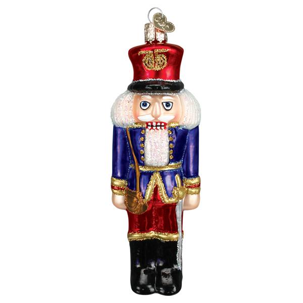 Blue Coat Soldier Nutcracker Ornament Old World Christmas 44171