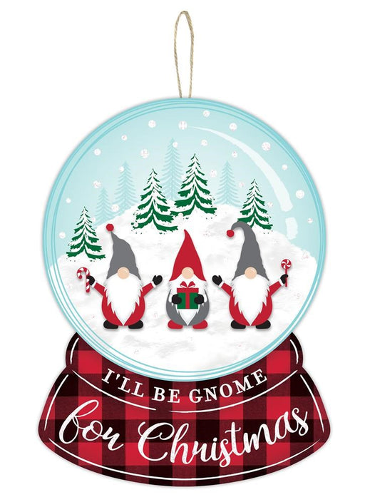 Add whimsical charm to your holiday decor with the 12Hx9L Gnome For Christmas Snow Globe in robin egg, black, red, white, and grey—featuring festive gnomes—perfect for adding a playful touch to any tree or display.