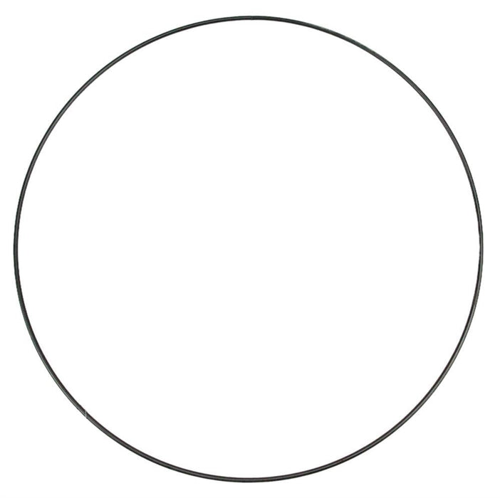 The 18Dia Wire Ring (5Mm) Black MD081002 is a sleek, thin 18-inch diameter ring made from 5mm wire, displayed against a plain white background.