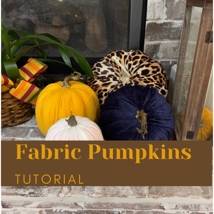 How to Cover a Styrofoam Pumpkin