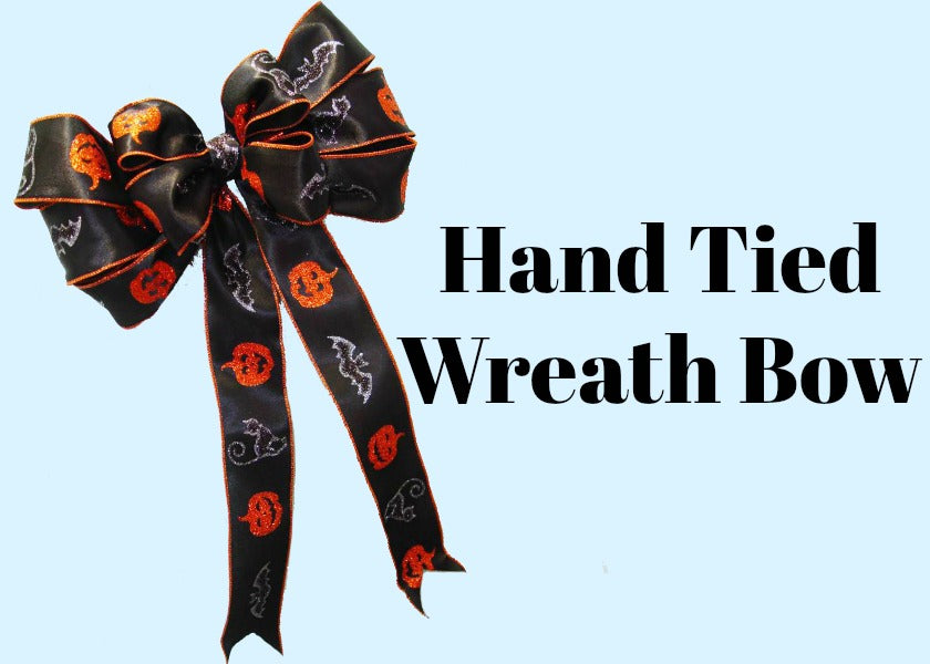 Hand Tied Wreath Bow Using the Pro Bow