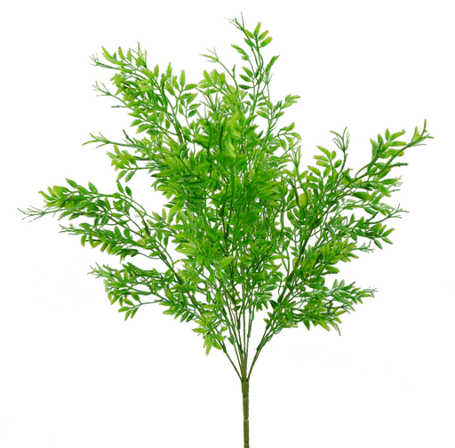 The 22 Green Plastic Mini Boxwood Bush with 9 Stems (13536GN) features many small, narrow leaves on several thin stems, and is shown against a plain white background.