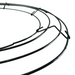 Close-up of three overlapping metal rings with hooks from the 14 Box Wreath Frame Bundle of 10 (36004), shown against a white background.