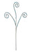 The 30 White Sequin Curly Spray (40245-WT) features three upward curving spiral branches with small reflective sequins, providing a sparkling white decorative accent.