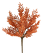 The 22 Orange Cedar Bush 57165OR features multiple stems with dense, small orange leaves that evoke autumn foliage, displayed against a white background.