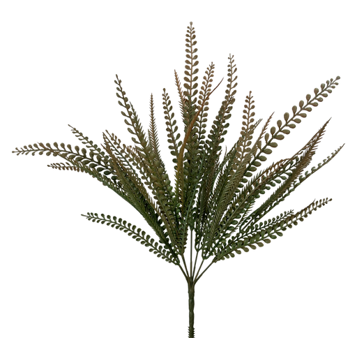 The 20 Sage Plastic Leaves Bush With 7 Stems (57355SAGE) features multiple slender branches with lifelike leaves, adding natural elegance and a touch of greenery to any space.