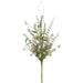 The 23 Pink Lavender Berry Spray (60919-PK) is a delicate floral arrangement featuring tall greenery with tiny pink and white flowers, complemented by thin, wispy branches extending upwards and outwards for an airy feel against a plain white background.