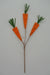 Introducing the 12" Orange Wooden Carrot Pick (63856-OR), a delightful fusion of functionality and charm that captures the essence of a carrot on a stick.