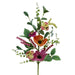 23" Mixed Poppy Pansy Spray 65004