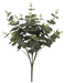 The 19 Green and Purple Eucalyptus Bush (80067-GNPU) has 4 stems with dense, naturally arranged dark green and purple leaves. Light green buds at the tips enhance its realistic appearance.