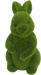 The 12 Big Rabbit 80228-NAT is a decorative figure featuring a green, grass-like texture, black bead eyes, and upright ears for a charming, fuzzy look.