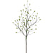 The 48 Green Spring Sprout 82368 features a slender branch with small green leaves scattered along its twigs, isolated on a plain white background.