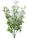 The 18 Green Snowy Mint Bush (82713GN) has green leaves accented with white frost, creating a charming, wintry look.