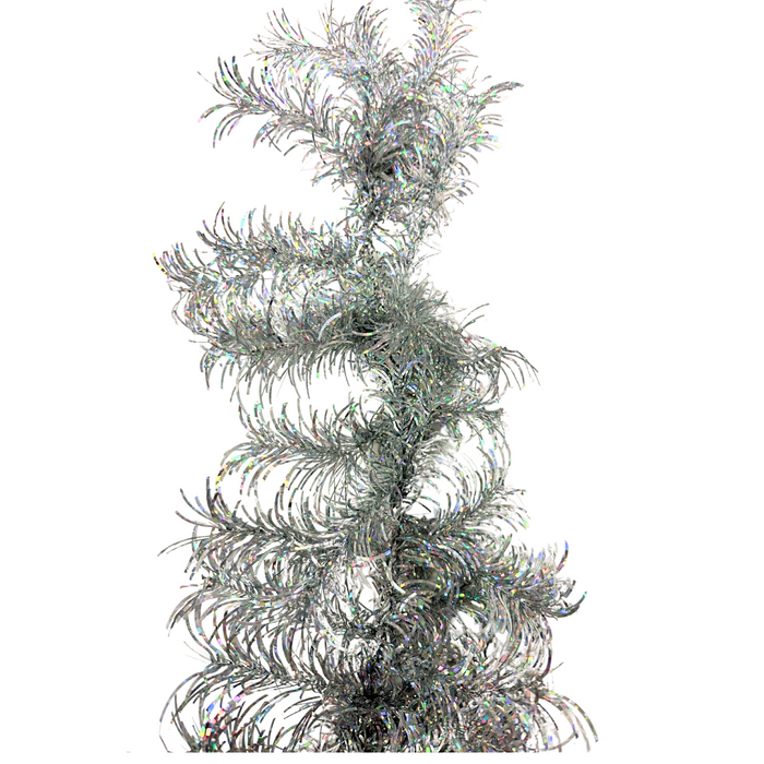 6 Ft Tinsel Garland 84575-Silver