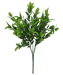 The 14 Baby Ruscus Bush with 5 Stems (Product ID: 84814) boasts lush, artificial green leaves in various sizes and shades, branching out gracefully for a vibrant, bushy look.