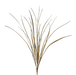 The 32 Metallic Sword Grass Bush with 5 Gold Stems (85862GD) resembles a minimalist sculpture, featuring slender gold stems and wispy twigs, set against a black background to capture its graceful form.