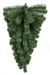 The 32 Sugar Pine Teardrop 86171TE32 is an artificial branch arrangement with dense green needles, shaped like an upside-down teardrop Christmas tree and shown against a transparent background.