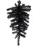 The 24 Black Teardrop (XX930102) features a symmetrical shape with multiple needle layers and 55 tips, tapering gracefully at both ends against a plain white background.
