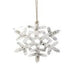 The 9" MDF Snowflake Ornament (MTX70852) comes in assorted styles, featuring a delicate pattern and a string for hanging. It's an ideal choice for holiday decoration, adding festive charm to any setting.