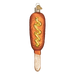 The Corn Dog Ornament Old World Christmas Ornament 32327, inspired by the Texas State Fair with a golden mustard swirl and sparkling stick, brings a whimsical touch to your holiday décor.