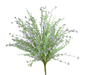 A beautiful bouquet of delicate green stems and small, clustered purple flowers from a 22 Lavender Filler Bush with 9 Stems (63097LV) spreads outward in a fan-like shape against a black background.