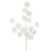 The 31 Glitter Snowflakes 84073WT features multiple sparkling snowflakes on delicate branches—an elegant decorative piece ideal for Christmas, shown against a plain white background.