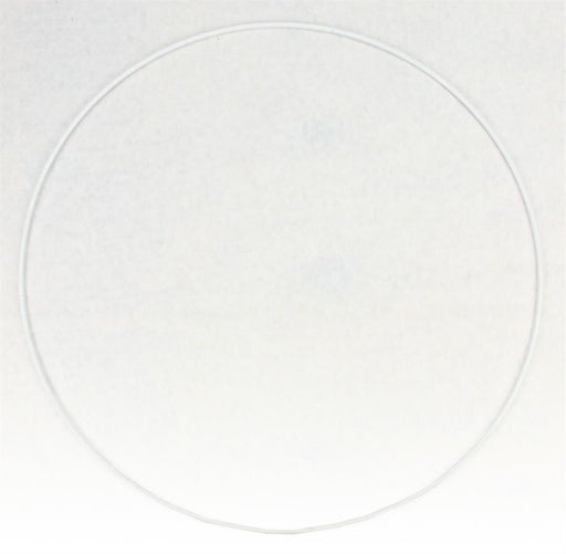 The 18Dia Wire Ring (5Mm) White MD081427 creates a subtle, nearly invisible circle, perfectly centered against a plain white background.