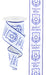 2.5"X10Yd Police Badge On Royal White/Blue RGC134327