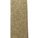 A close-up of the 1.5 Champagne Flat Glitter Ribbon X820609-14, showing its sparkling, textured wired surface against a plain white background.