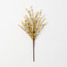 An 18 Pit Berry and Twig Pick PBTPX, featuring thin brown stems and small yellow plastic buds in a fan shape, is displayed on a plain white background.