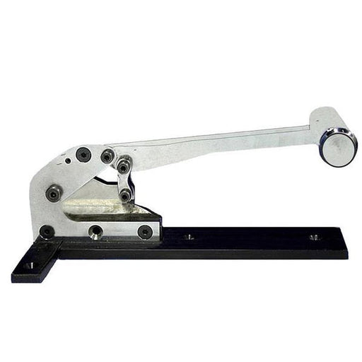 The Flower Bush Easy Fresh Flower Cutter MT1013 is a manual lever-operated tool in metal and black, featuring an adjustable blade, long handle, and sturdy base for stability—ideal for heavy-duty cutting tasks.